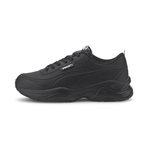 PUMA Damen Cilia Mode Sneaker - Black Silver, 40 EU - Damen-Sneaker mit SoftFoam+ Innensohle für maximalen Laufkomfort und IMEVA Zwischensohle für leichten, gedämpften Komfort im trendigen Design.