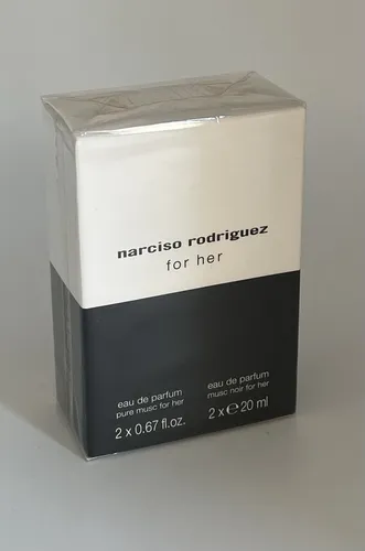 Narciso Rodriguez for her Pure Musc Set 20 ml + 20 ml - Damen Parfümset mit zwei 20 ml Flakons, ideal für den täglichen Gebrauch und verführerische Duftnuancen.