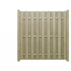 Woodtex Sichtschutzzaun Gartentor Brettertzaun kesseldruckimprägniert - Dekorative Zäune aus hochwertigem, wetterfestem Kiefernholz, ideal als Sichtschutz oder Gartenzaun – langlebig und robust dank Kesseldruckimprägnierung.