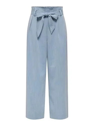 Hose Marsa Blau M – Stilvolle 7/8 Hose - Entdecke die elegante 7/8 Hose Marsa in Blau. Mit elastischem Bund und flared Silhouette für höchsten Tragekomfort und Bewegungsfreiheit. Ideal für lässige Anlässe und vielseitig kombinierbar!