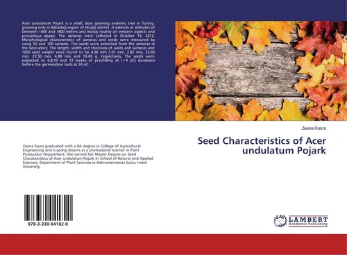 Seed Characteristics of Acer undulatum Pojark Zeena Kasra