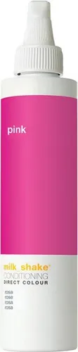 milk_shake Pink Direct Colour 100 ml, Rosa - Intensiver Tönungsconditioner für lebendige Farben und geschmeidiges Haar, ideal zur Auffrischung und Pflege zwischen den Färbungen.