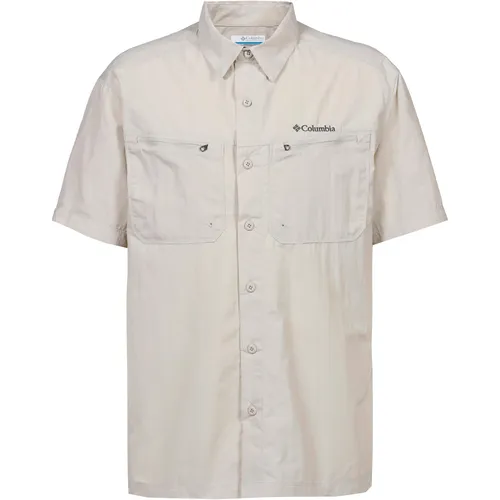 Columbia Mountaindale Kurzarmhemd Herren in dark stone, Größe M