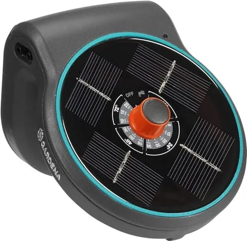 Gardena Solar-Bewässerung AquaBloom Set - Micro-Drip-Bewässerungssystem, umweltfreundlich und solarbetrieben für eine effiziente Bewässerung Ihres Balkons.