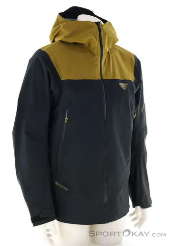 Dynafit Ridge GTX Herren Tourenjacke – Wasserdicht & Atmungsaktiv - Leichte Tourenjacke aus 100% recyceltem Material mit 28.000 mm Wassersäule. Ideal für anspruchsvolle Skitouren, bietet Atmungsaktivität und Belüftungsreißverschlüsse für optimalen Komfort.