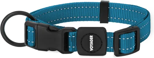 Best Pet Supplies Reflektierendes Hundehalsband mit Verstellbarer Länge, 