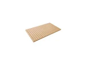 BAMATO Lochrasterplatte für Hubtisch BHT-700 - Werkstatteinrichtung mit präziser Rasterlochung für vielseitige Anwendungen wie Werkbank oder Montage- und Leimtisch. Stabile MDF-Platte mit 22 mm Löchern für optimale Fixierung.