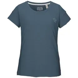 G.I.G.A. DX by killtec T-Shirt GS 39 WMN – Weiches Stretch-T-Shirt mit floralem Print - Sportliches T-Shirt in Dunkelblau mit Rundhalsausschnitt. Hergestellt aus einer bequemen Polyester-Baumwoll-Mischung, ideal für den täglichen Einsatz.