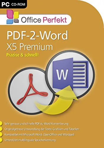Office Perfekt PDF-2-Word X5 Pemium
