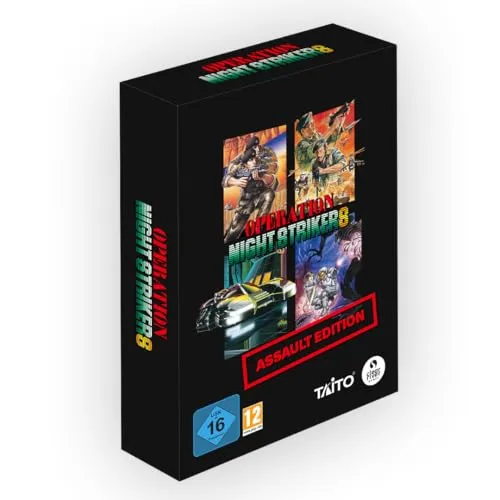 Operation Night Strikers (Assault Edition) - Nintendo Switch - Actionreiche Spielesammlung für Nintendo Switch mit vier Klassikern: Operation Wolf, Thunderbolt, Night Striker und Space Gun. Enthält exklusive Extras wie DLC-Paket, Fanbuch und Soundtrack-CD.