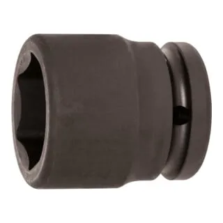 Ko-Ken IMPACT-Steckschlüsseleinsatz 27 mm, 3/4 Zoll - Robuster 6-kant Steckschlüsseleinsatz für Schlagschrauber, aus hochwertigem Chrom-Molybdän-Stahl. Sicherer Halt durch Querbohrung und Ringnut, ideal für professionelle Anwendungen.