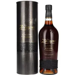 Ron Zacapa Centenario EDICIÓN NEGRA Gran Reserva 43% Vol. 1l in Geschenkbox - Entdecken Sie den Ron Zacapa Edición Negra, einen Premium-Rum aus Guatemala, mit intensiven Aromen und komplexem Geschmack. Ideal für Kenner, die rauchige Noten und exquisite Genussmomente schätzen.