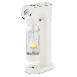 Berlinger Haus SODABAR Wassersprudler - Weiß, inkl. 2 Flaschen - Wassersprudler mit integriertem Barometer zur individuellen Sprudelgrad-Einstellung, ideal für frische Getränke ohne Strom oder Batterien.