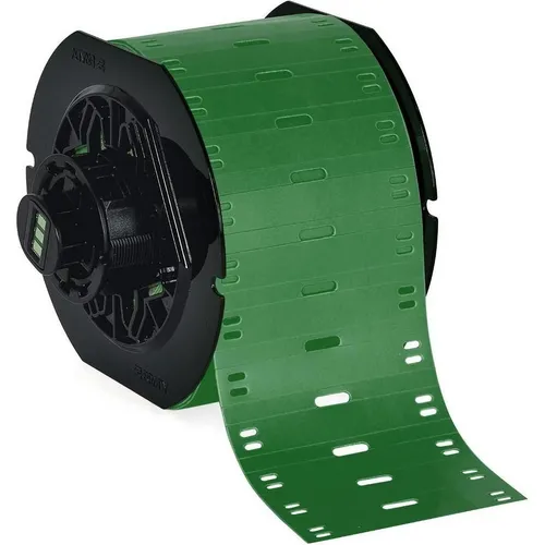 Brady B33-60x10-7643-GN Heatex Schilder, Grün, matt, 60 x 10 mm - Hochwertige Heatex Schilder in Grün, ideal für BBP33, i3300 und i5300. Robuste und langlebige Etiketten für den professionellen Einsatz.