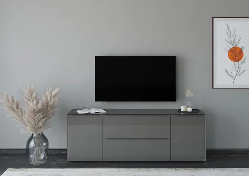 Lowboard Reno von set one by Musterring – Funktional und Stylisch - Stylischer TV-Schrank mit Soft-Close-Funktion, extra Stauraum und stabiler Bauweise aus Holzwerkstoff. Ideal für modernes Wohnen und schützt deinen Fußboden mit Kunststoffgleitern.