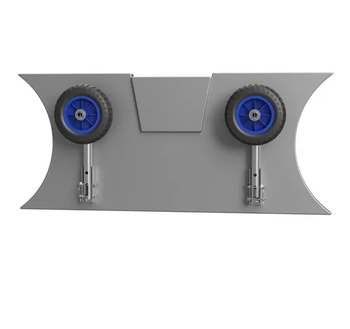 SUPROD Schlauchboot Slipräder – Edelstahl Transporträder für kleine Schlauchboote - Papier – Robuste Slipräder aus Edelstahl für einfache Handhabung und eine maximale Belastbarkeit von 80 kg, ideal für den Transport kleiner Schlauchboote.