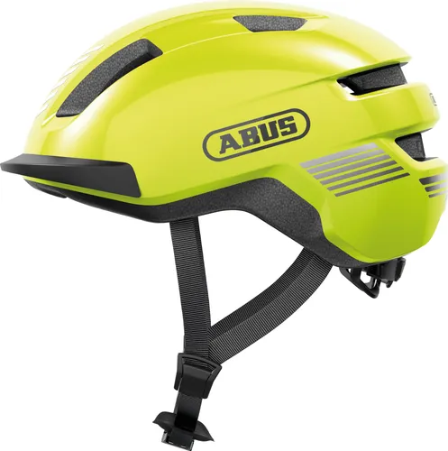 ABUS Fahrradhelm PURL-Y – Stylischer NTA-Schutzhelm für E-Bike und S-Pedelec, Größe L, Gelb - Fahrradhelme – Der PURL-Y bietet optimalen Schutz für E-Bikes und S-Pedelecs, mit extra tiefem Heck für Nackenbereich und individuellem Anpassungsmechanismus.