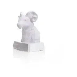BW - Porzellanfigur Tierkreiszeichen Widder 10 cm, bisquit weiß - Elegante Porzellanfigur Widder 10 cm in bisquit weiß. Perfekt für Tierkreisliebhaber und als stilvolle Dekoration. Handgefertigt mit Liebe zum Detail von Wagner & Apel.