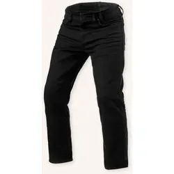 Revit Lombard 3 RF Motorrad Jeans - Schwarz, Größe 33 für Männer - Hochwertige Motorradhose aus 15 oz. Cordura® Denim mit dreifachen Nähten für erhöhte Stabilität. Ideal für den täglichen Einsatz und mit reflektierenden Elementen für mehr Sichtbarkeit.