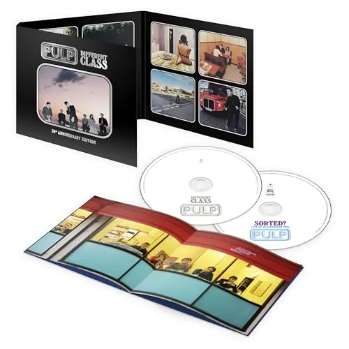 Pulp Different Class 30 (Super Deluxe Edition) - PRESALE - Indie & Alternative CD mit 2 Scheiben und 28-seitigem Booklet, das umfassende Notizen aus neuen Interviews enthält. Erscheinungsdatum: 24.10.2025.