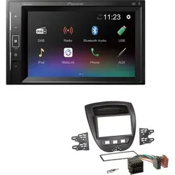 Pioneer DMH-A240DAB 2-DIN Autoradio mit Bluetooth, DAB und USB für Peugeot 107 - Erleben Sie erstklassigen Klang mit dem Pioneer DMH-A240DAB. Einfacher Einbau, Bluetooth für kabelloses Streaming und DAB+-Digitalradio. Ideal für Peugeot 107 (2005-2014)!