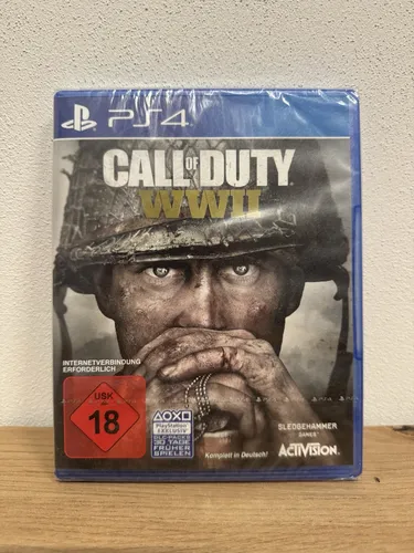 Call of Duty: WWII für PS4 – Intensives Kriegserlebnis - Erlebe den Zweiten Weltkrieg hautnah mit Call of Duty: WWII für PS4. Packende Einzelspieler- und Mehrspielermodi sowie ein aufregender Koop-Modus sorgen für stundenlangen Spielspaß und strategische Herausforderungen.