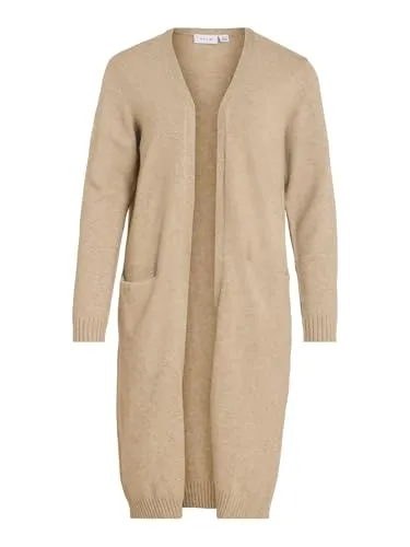 VIRIL Long L/S Knit Cardigan - NOOS - Strickjacke für Damen mit langen Ärmeln und praktischen Taschen, ideal für gemütliche Tage und stylische Outfits.