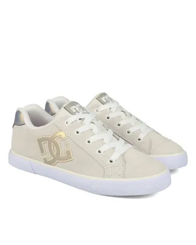 Dc Shoes Chelsea Sportschuhe Beige EU 36 - Sneaker für Damen mit Obermaterial aus Wildleder und Gummilaufsohle, ideal für lässige Outfits und Komfort im Alltag.