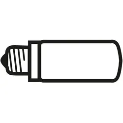 Flos - LED-Leuchtmittel für Skygarden 1 + 2, Tube, E27 / 20 W, 2700 K, dimmbar