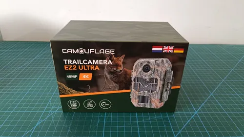 Camouflage EZ2 Ultra 48MP 4K Trailcamera - Camcorder mit 48MP und 4K Videoaufnahme für gestochen scharfe Bilder und Videos, ideal für die Wildbeobachtung.