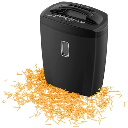 Genie 580XCD Plus - Aktenvernichter mit Partikelschnitt, schreddert bis zu 10 Blatt, geräuscharm und ideal für sicheres Home Office