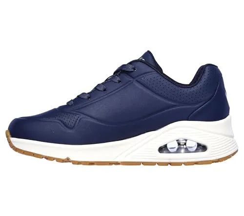 Skechers Uno Stand On Air Sneaker Damen - Sneaker für Damen mit luftgepolsterter Zwischensohle und Air Cooled Memory Foam Einlegesohle für optimalen Tragekomfort und lässigen Style.