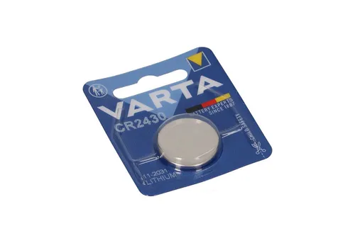 VARTA 10x VARTA CR2430 Lithium-Knopfzelle 3V 290mAh (10x 1er Blister) Knopfzelle