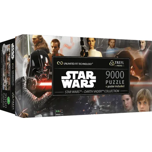 Trefl Star Wars Darth Vader Collection 9000 Teile Puzzle - Herausforderndes 9000 Teile Puzzle für Star Wars Fans, ideal für kreative Freizeitgestaltung und gemeinschaftliches Puzzeln.