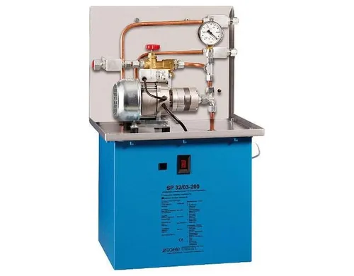 Eckerle SP32-03-200-E Hochleistungs-Saugaggregat - Vollautomatisches Saugpumpenaggregat für Ölbrenner, mit LCD-Display zur Betriebsüberwachung und Sicherheitsfunktionen für zuverlässigen Betrieb.