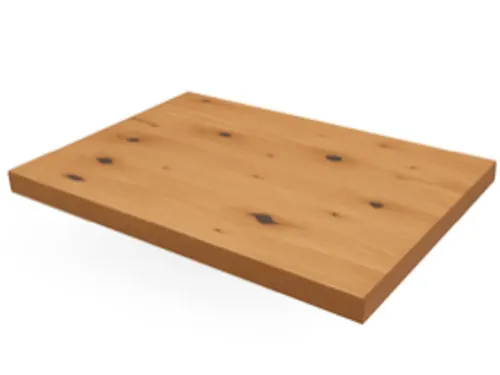 Tischplatte aus Eiche Rustikal Massivholz geölt 200 x 100 cm - Hochwertige Tischplatte aus geölter Eiche, ideal für individuelle Gestaltung, stabil und langlebig, perfekt für Ihr Zuhause oder Büro.