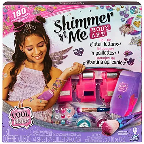 Cool Maker Shimmer Me Tattoo Studio - glitzernde Tattoo-Aufkleber ganz einfach selbst gestalten, ab 8 Jahren