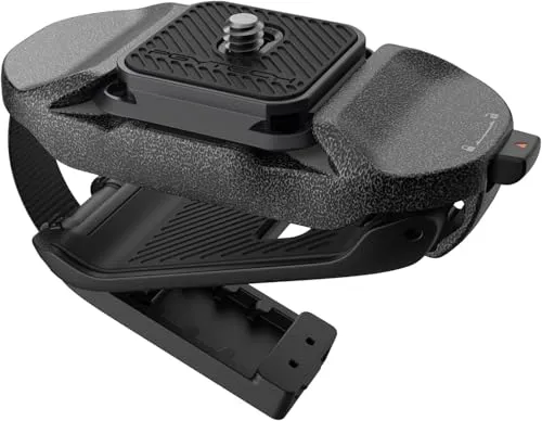 PGYTECH Beetle Kamera Clip V2 mit Platte Schnellwechselsystem für Sony, Nikon, Fuji, DSLR/SLR, Arca Schnellwechselplatte für Action-Kameras Rucksackgurthalterung