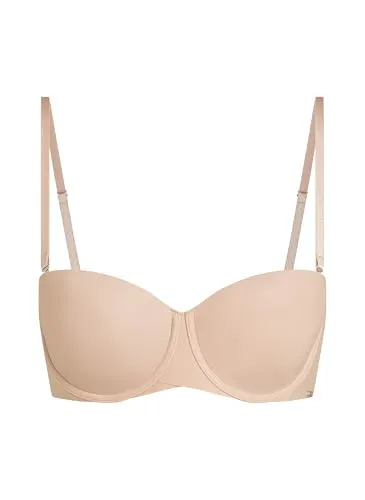 Hunkemöller Vorgeformter trägerloser Bügel-BH Jane - Rugby tan - 75C - Traumhafter trägerloser BH für jeden Anlass! Dieser BH bietet perfekten Halt und ist ideal für nahtlose Looks unter Kleidung. Das ultraweiche Material sorgt für höchsten Tragekomfort und das innovative Design verhindert das Verrutschen.
