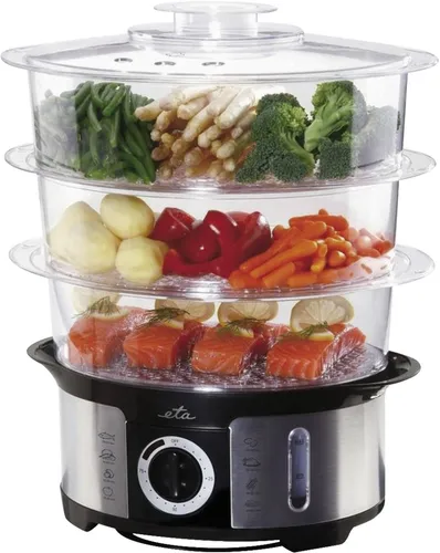 ETA Steampot (013490000) Dampfgarer - Vielseitiger Dampfgarer für gesunde Zubereitung, schonend für Nährstoffe und Aromen.