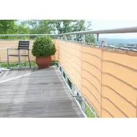 Balkonsichtschutz 90 x 500 cm aus Sisal - Gartenzäune: Hochwertiger Sichtschutz aus strapazierfähigem Sisal, ideal für mehr Privatsphäre auf Ihrem Balkon.