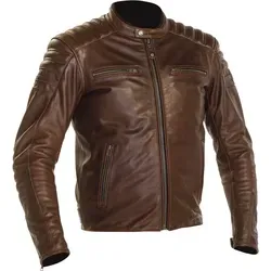Richa Daytona 2 Motorrad Lederjacke, braun, Größe 54 - Motorradjacke aus hochwertigem Büffelleder mit herausnehmbarem Thermofutter und praktischen Innentaschen für maximale Funktionalität.