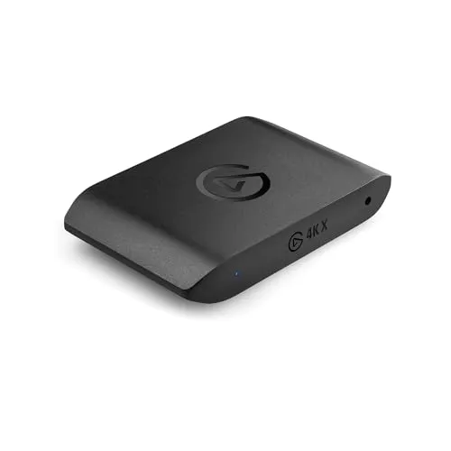 Elgato Game Capture 4K X - Superspeed Game Capture für PS5 & XBOX - Externe Videokarte für Multi-Plattform, ermöglicht beeindruckende 4K-Aufnahmen und ist ideal für Gamer, die ihre Spiele in höchster Qualität festhalten möchten.