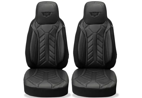 BREMER SITZBEZÜGE für Adria Coral Adriatik Silver, Set von Schonbezügen in Schwarz - Autositzbezüge für Adria Coral Adriatik Silver, langlebig und pflegeleicht mit atmungsaktivem Kunstleder, bieten optimalen Schutz und Komfort bei längeren Fahrten.