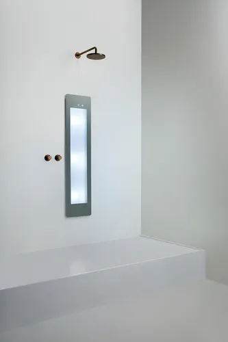 Sunshower Round line Medium Plus Grey Grau IR + UV (H140 x B33 x T12 cm)