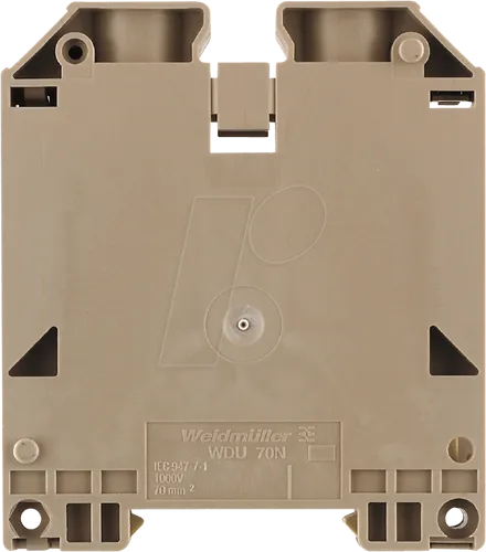 WDU 70N - Durchgangsklemme Klippon Connect, W-Serie beige