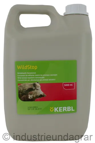 Kerbl WildStop Konzentrat 5L - Effektive Wildabwehr - Abwehr- & Abschreckungsmittel, schützt Ihre Pflanzen zuverlässig vor Wildschäden mit einer langanhaltenden Wirkung.
