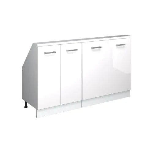 Vicco Dachschrägenschrank Rion 2er Set - Kommoden & Sideboards für optimale Raumnutzung unter Dachschrägen, mit vier Türen und höhenverstellbaren Füßen für viel Stauraum.