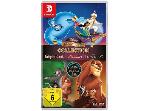 Nintendo Switch Disney Classic Games Collection: Aladdin & Dschungelbuch - PC- & Videospiele, erlebe die zeitlosen Abenteuer von Aladdin und Dschungelbuch auf der Nintendo Switch mit nostalgischem Gameplay für die ganze Familie.