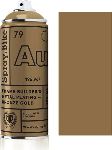 SPRAY.BIKE 400 ml P&F - Metal Plate Bronze glänzend